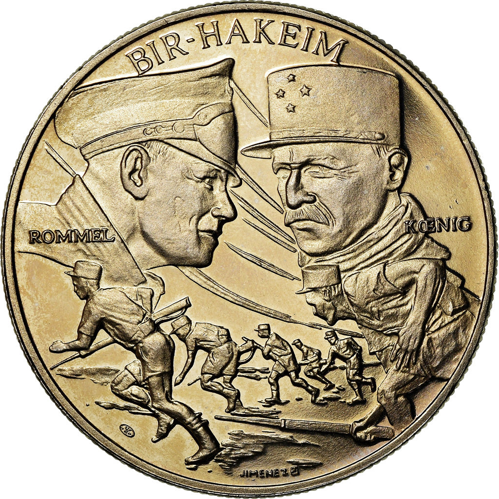 Frankreich, Medaille, Seconde Guerre Mondiale, Bir-Hakeim, Politics, Society