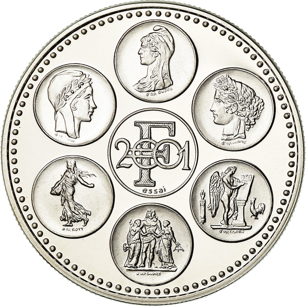 France, Médaille, Coq, Fin du Cours Légal du Franc, Politics, Society, War