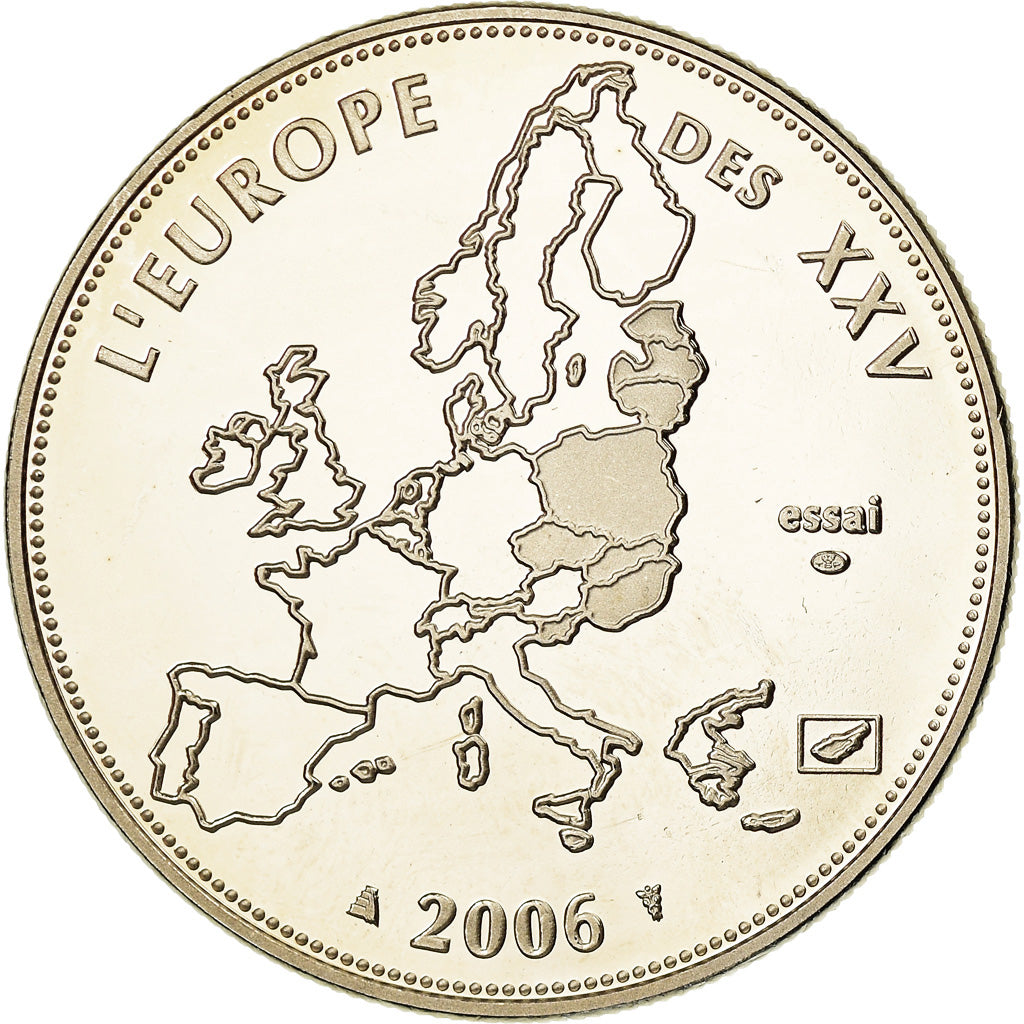 Frankrijk, Medaille, L'Europe des XXV, Dernière Année des 12 Pays de l'Euro
