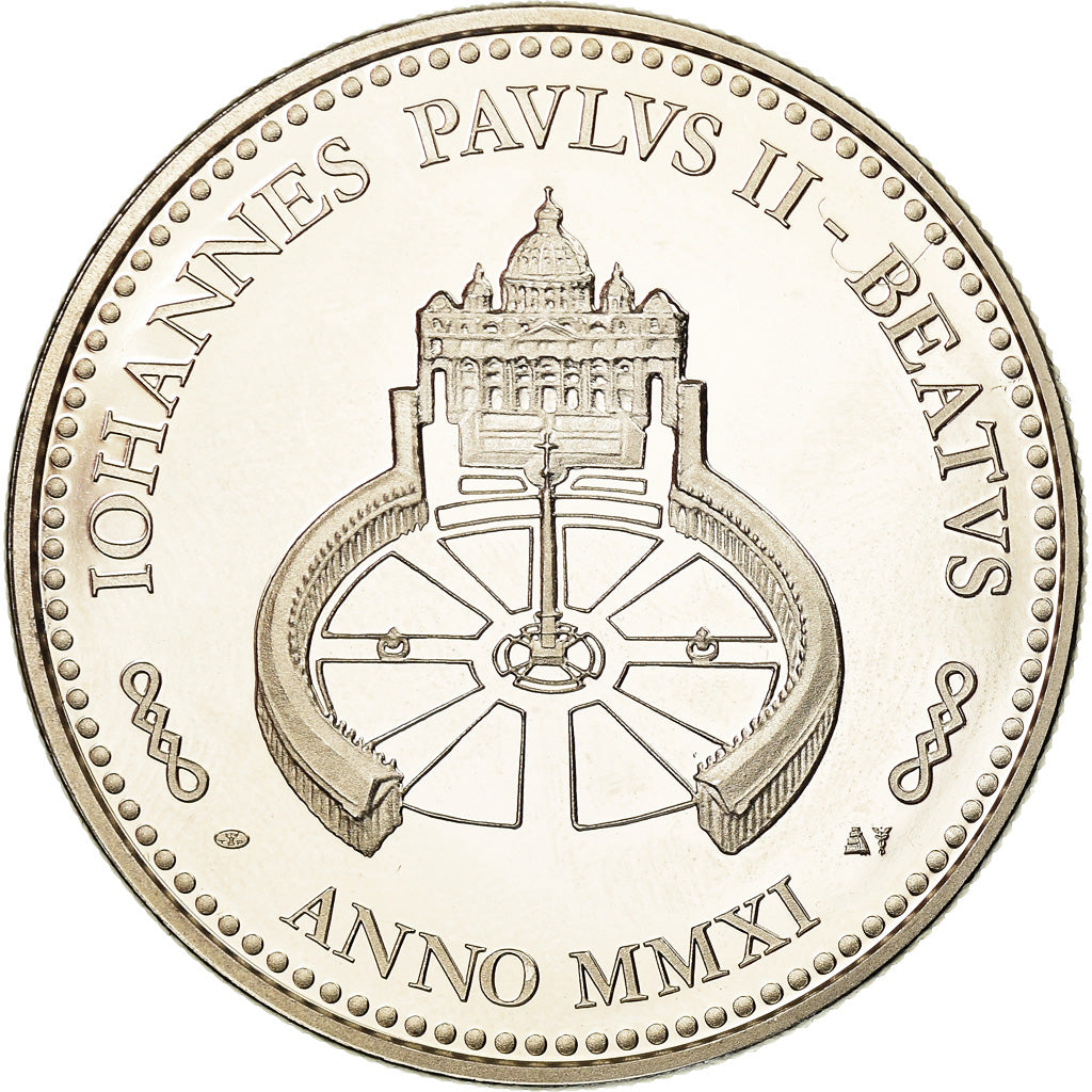 Vaticano, Medal, Jean-Paul II, MS(65-70), Cobre-níquel
