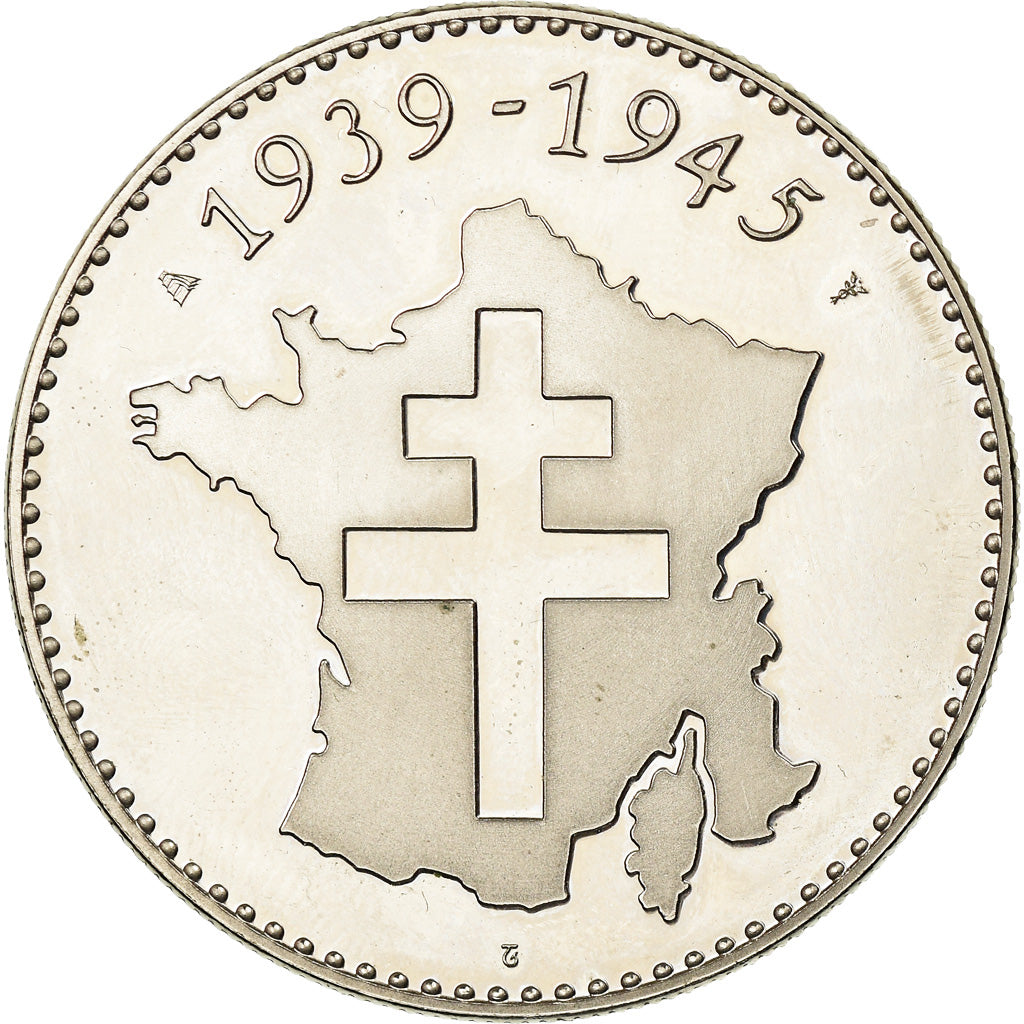 Francia, medaglia, Seconde Guerre Mondiale, La Victoire de 1945, Politics