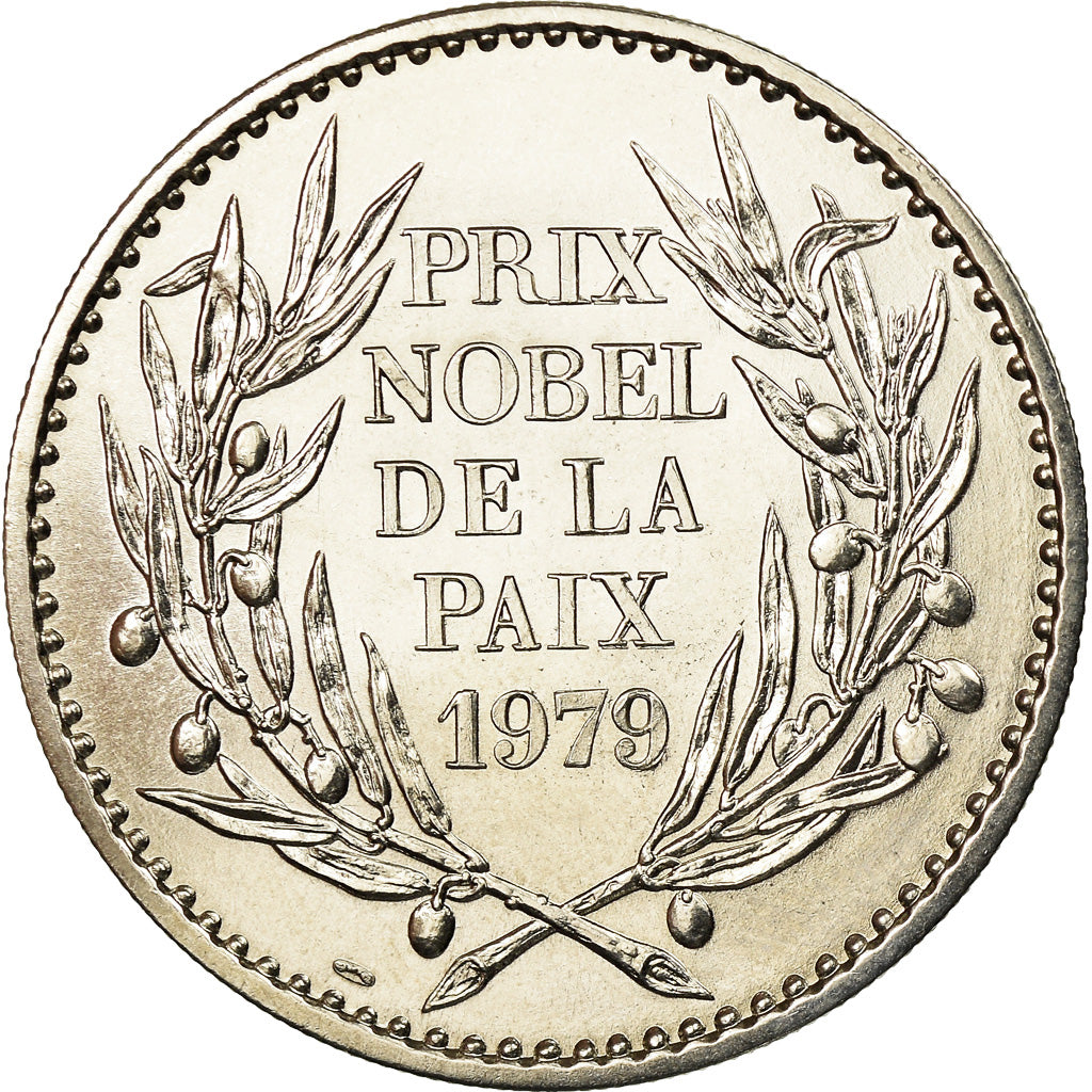 France, Medal, Mère Thérésa, Prix Nobel de la Paix 1979, MS(65-70)