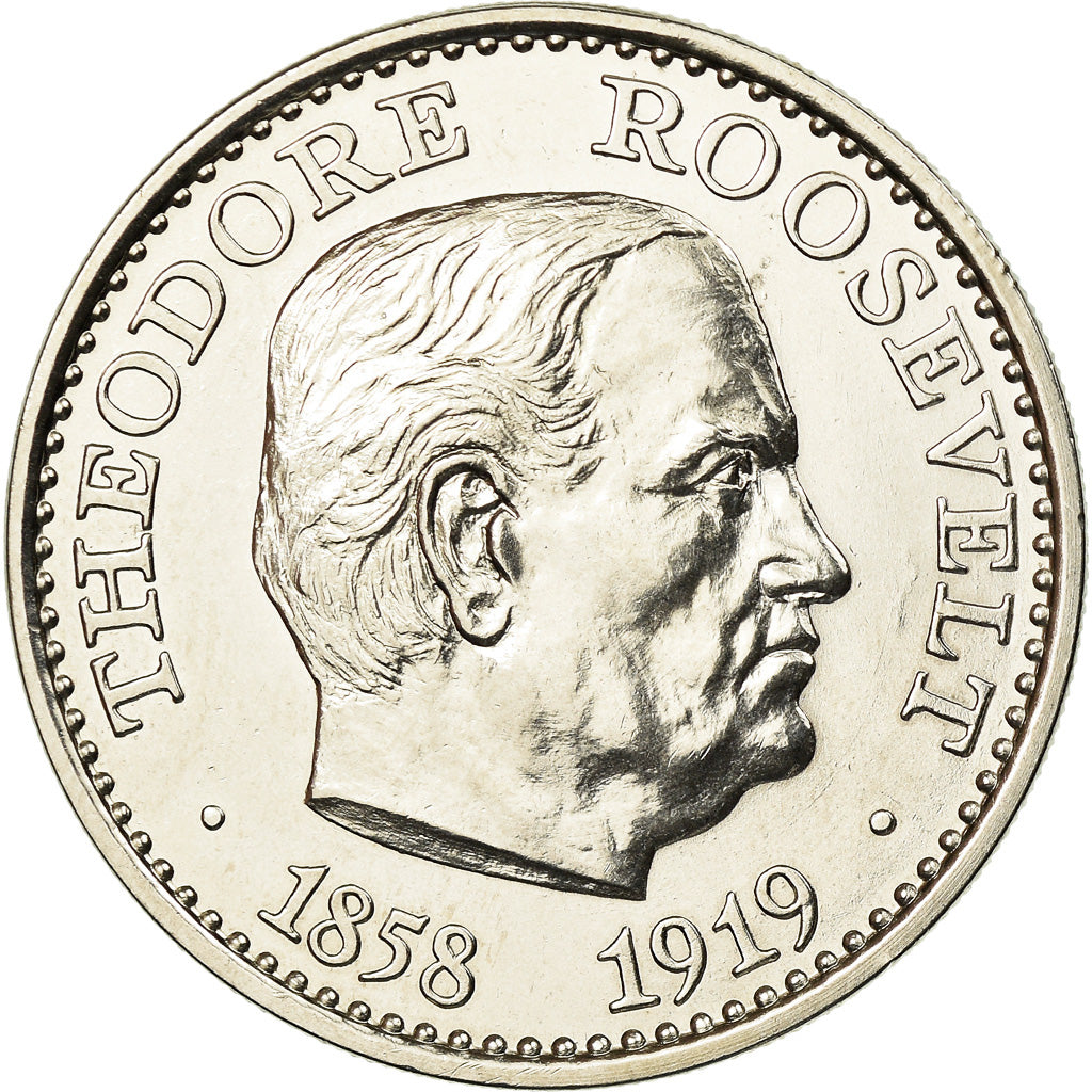 Frankrijk, Medaille, Les grands destins du XXeme siècle, Théodore Roosevelt