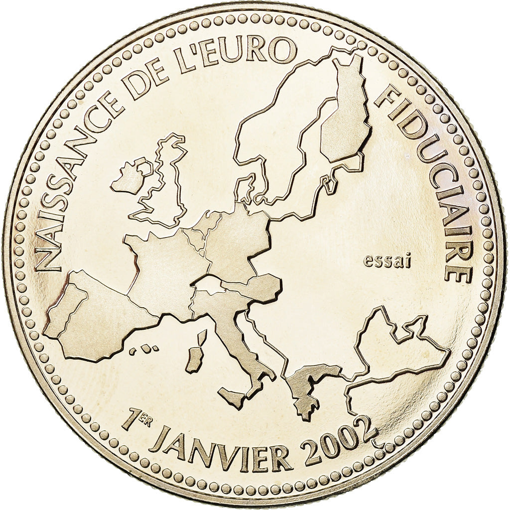 France, Medal, L'Europe, Naissance de l'Euro Fiduciaire, Politics, Society, War