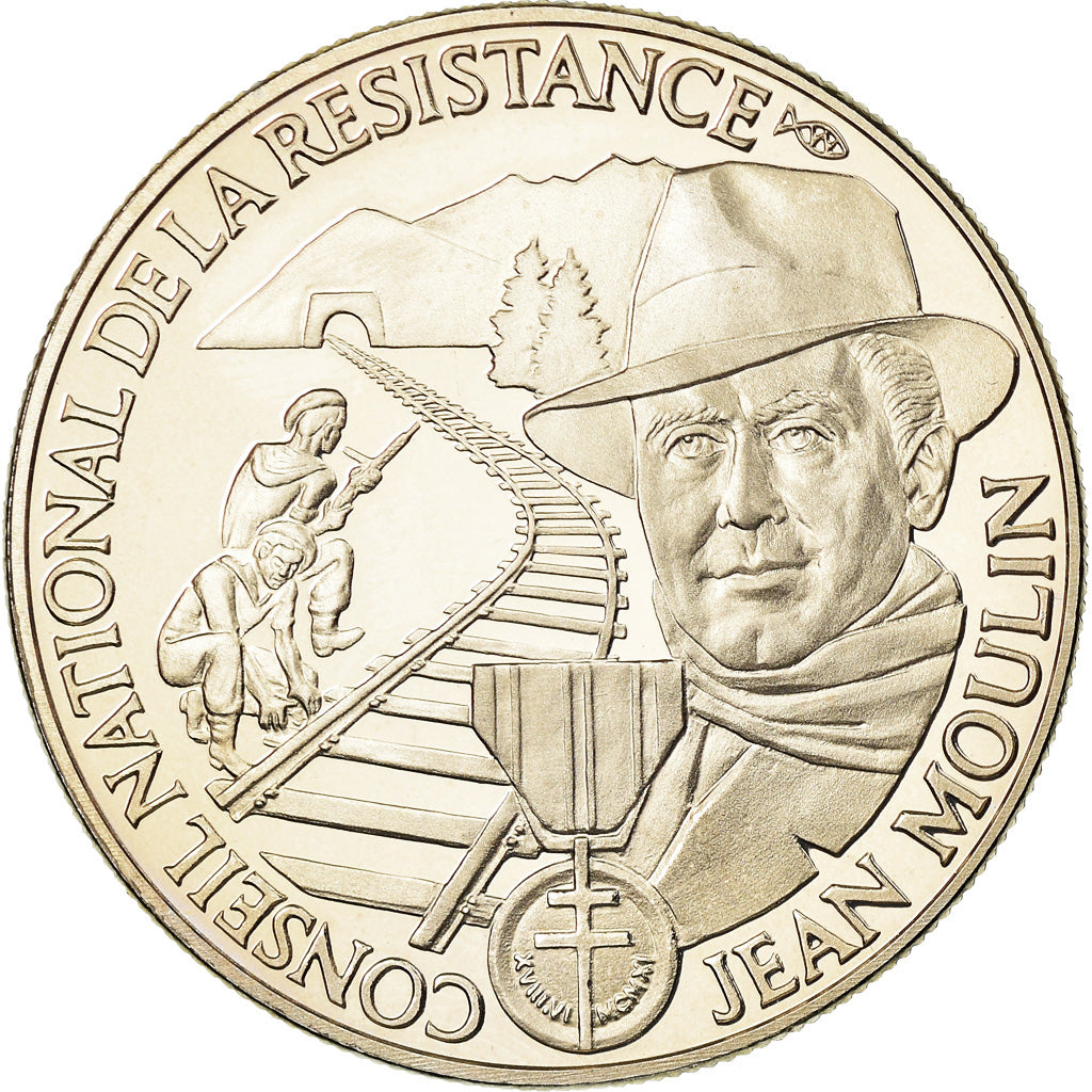 Frankrijk, Medaille, 1939-1945, Conseil National de la Résistance, Jean Moulin