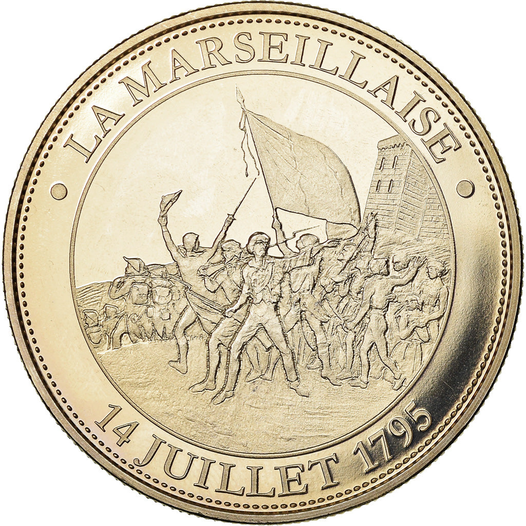 France, Medal, Révolution Française, La Marseillaise, History, MS(65-70)