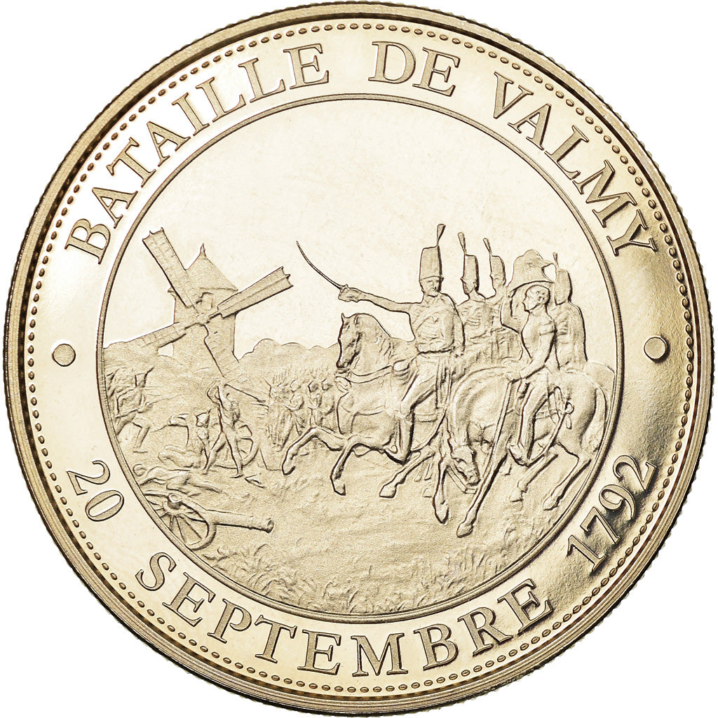 France, Medal, Révolution Française, Bataille de Valmy, History, MS(65-70)