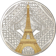 France, Medal, Paris - Monuments - Tour Eiffel, MS(65-70), Copper Plated Silver