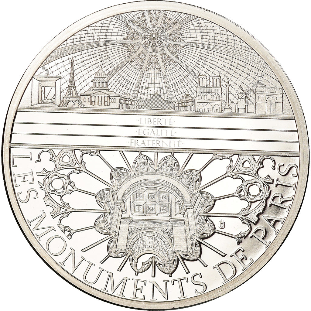 France, Medal, Monuments de Paris, L'Opéra Garnier, MS(65-70), Copper Plated