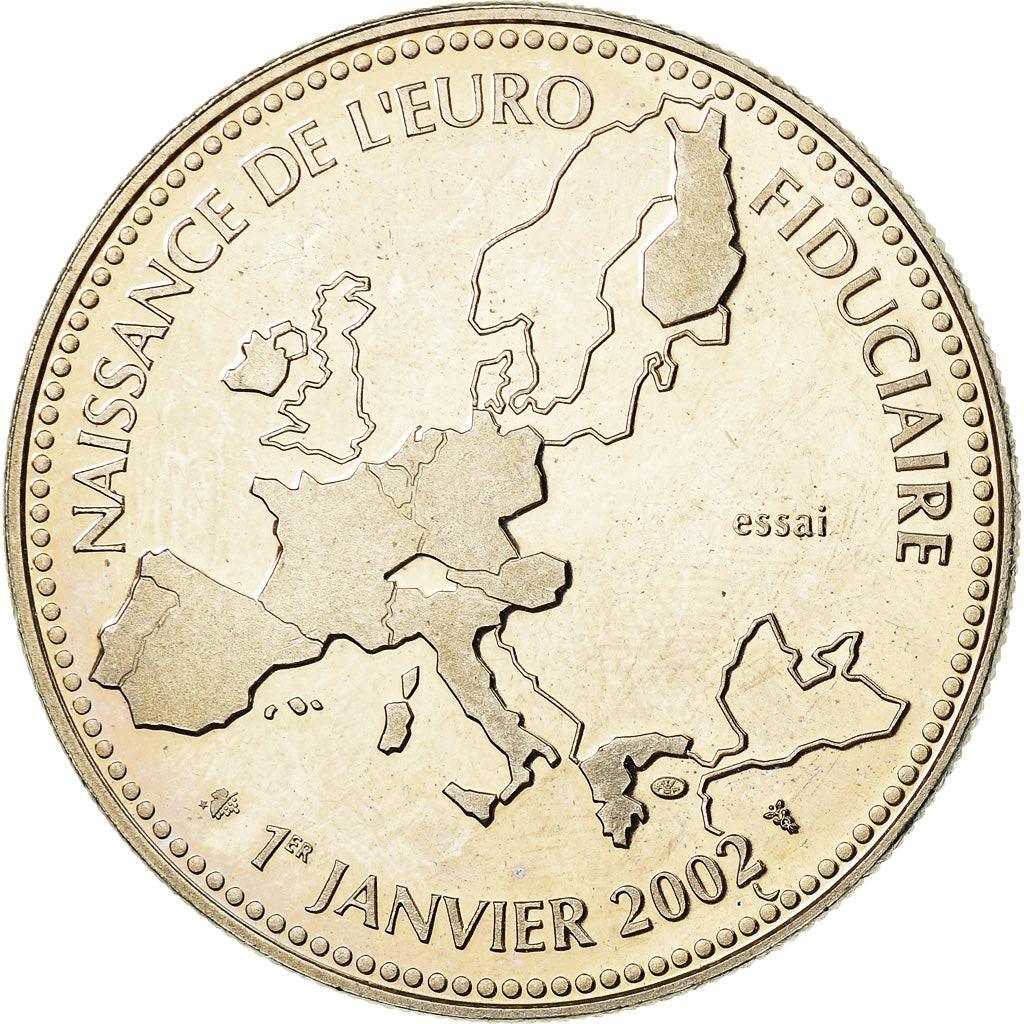 Frankrijk, Medaille, L'Europe, Naissance de l'Euro Fiduciaire, Politics