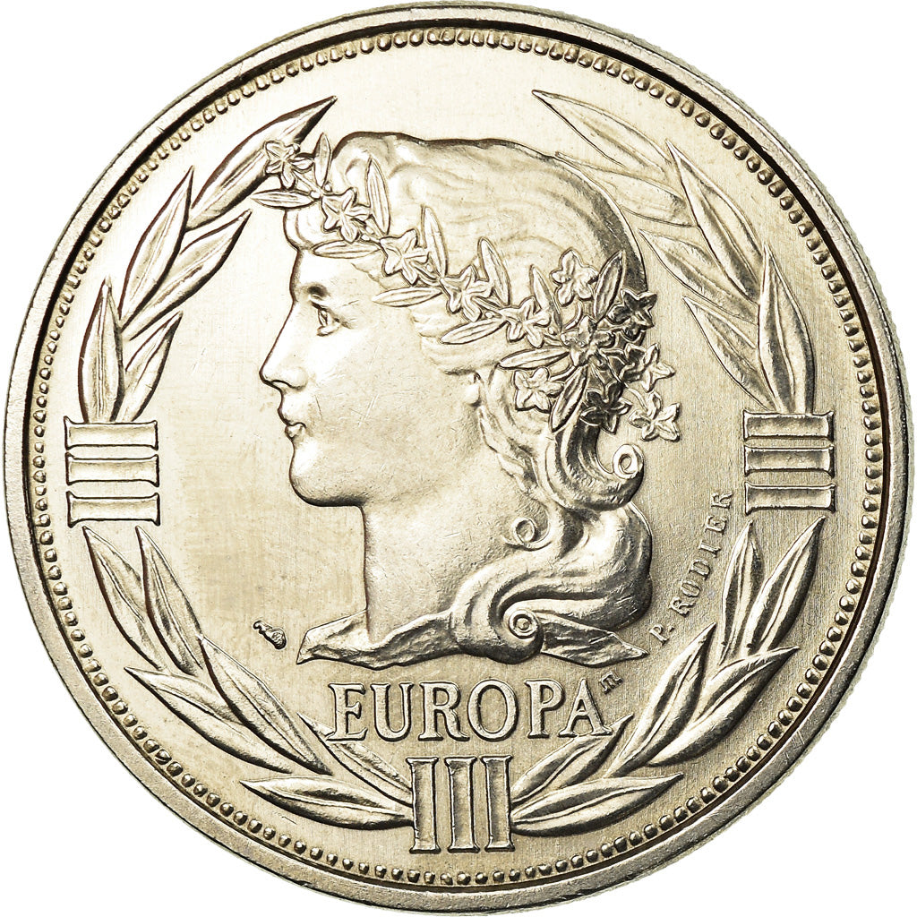 Frankrijk, Medaille, Ecu Europa, Marianne, 1992, Rodier, FDC, Copper-nickel