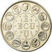 França, Medal, Ecu Europa, Marianne, 1991, Rodier, MS(65-70), Cobre-níquel