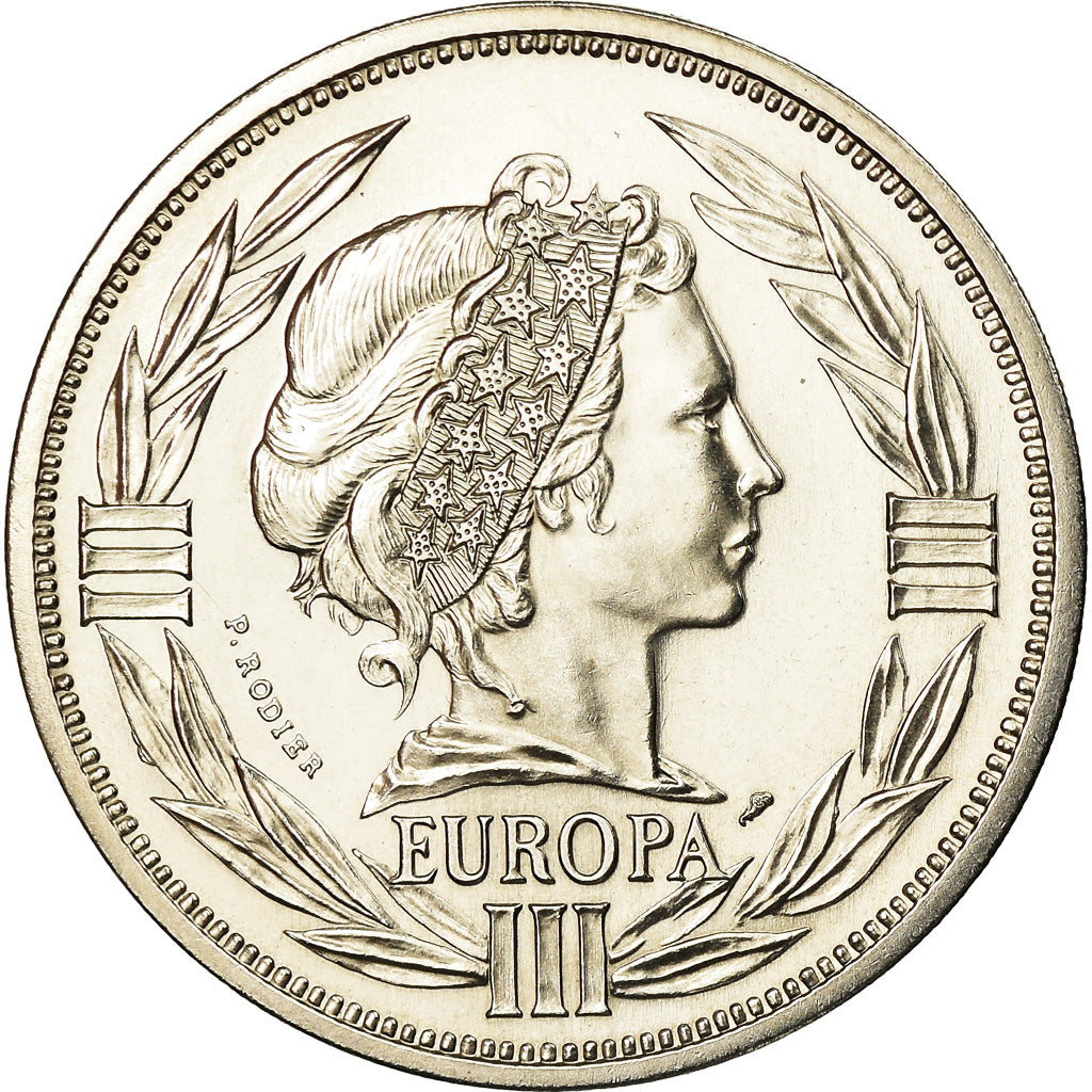 Frankrijk, Medaille, Ecu Europa, Marianne, 1994, Rodier, FDC, Copper-nickel