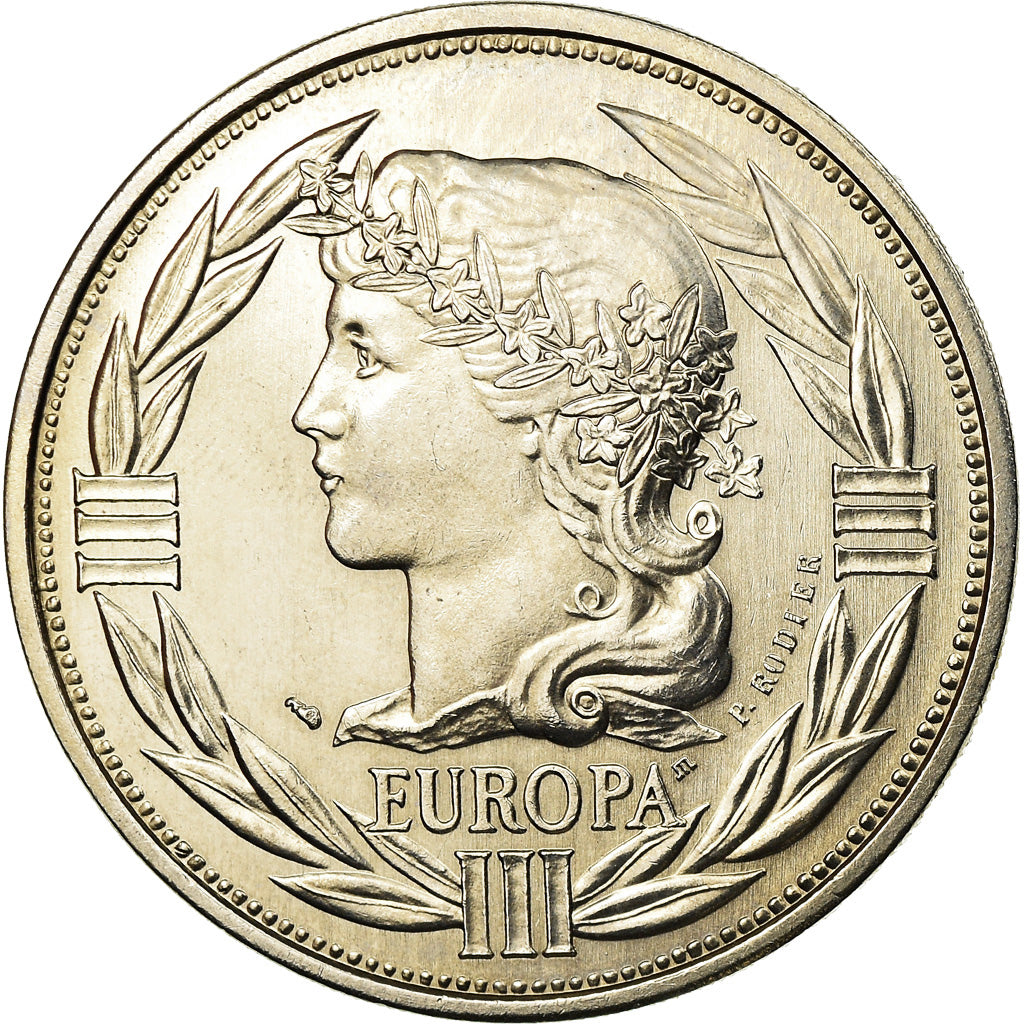 France, Medal, Ecu Europa, Marianne, 1993, Rodier, MS(65-70), Copper-nickel