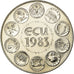 Frankrijk, Medaille, Ecu Europa, Europe Assise, 1983, Rodier, FDC, Copper-nickel