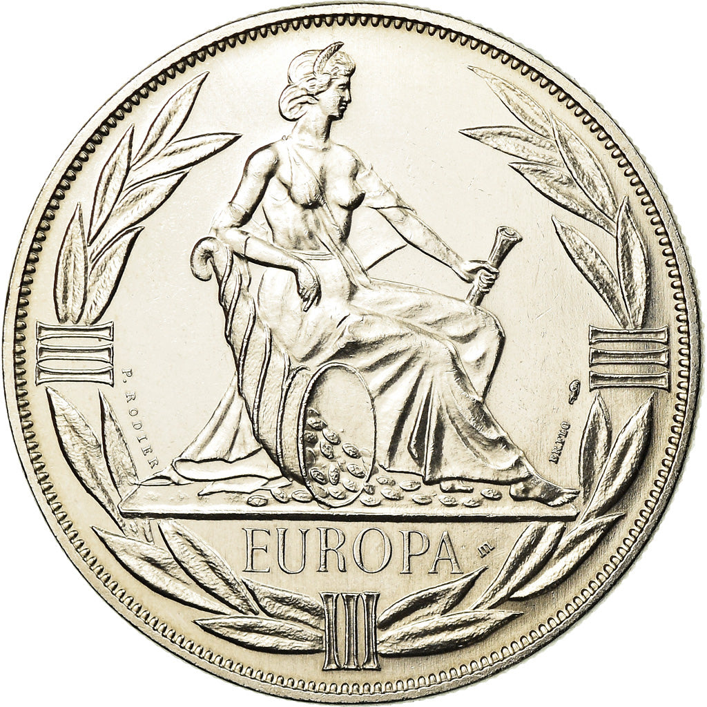Frankrijk, Medaille, Ecu Europa, Europe Assise, 1983, Rodier, FDC, Copper-nickel