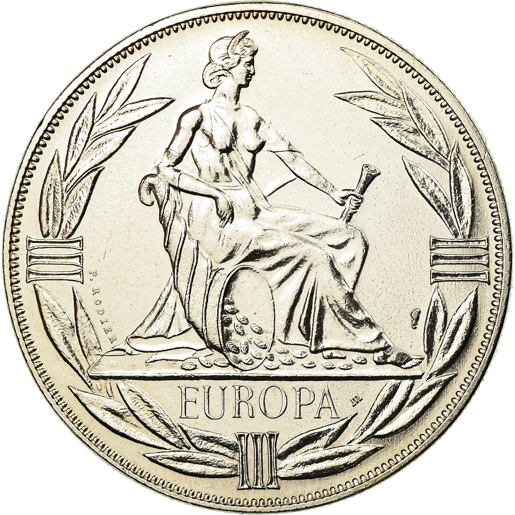 Frankrijk, Medaille, Ecu Europa, Europe Assise, 1984, Rodier, FDC, Copper-nickel
