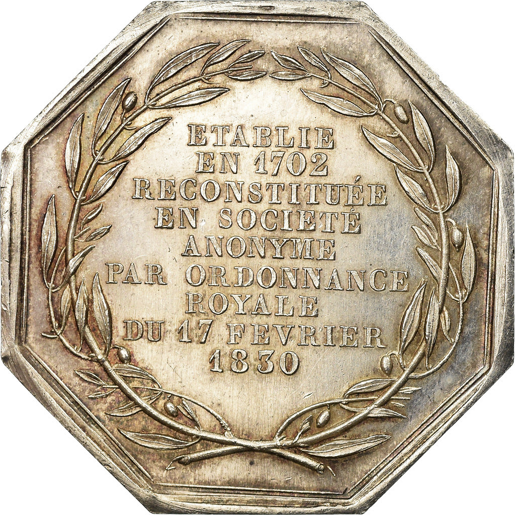 France, Token, Industry, Manufactures de Saint Gobain, Gayrard, MS(63), Silver