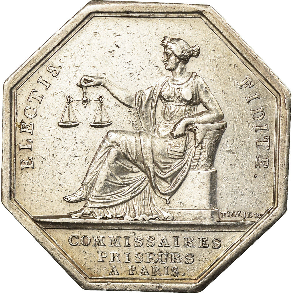France, Token, Administration, Commissaires Priseurs à Paris, Tiolier