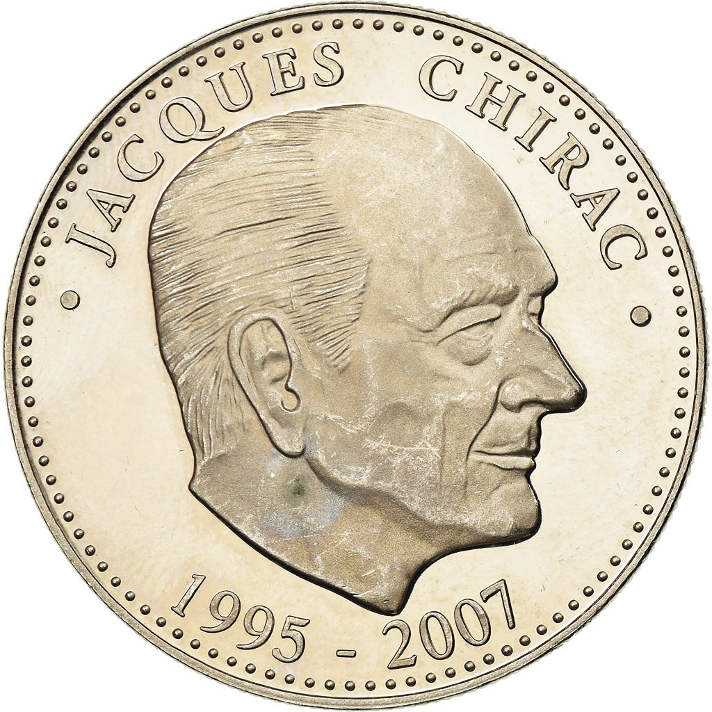 France, Medal, Les Présidents de la République, Jacques Chirac, MS(64)