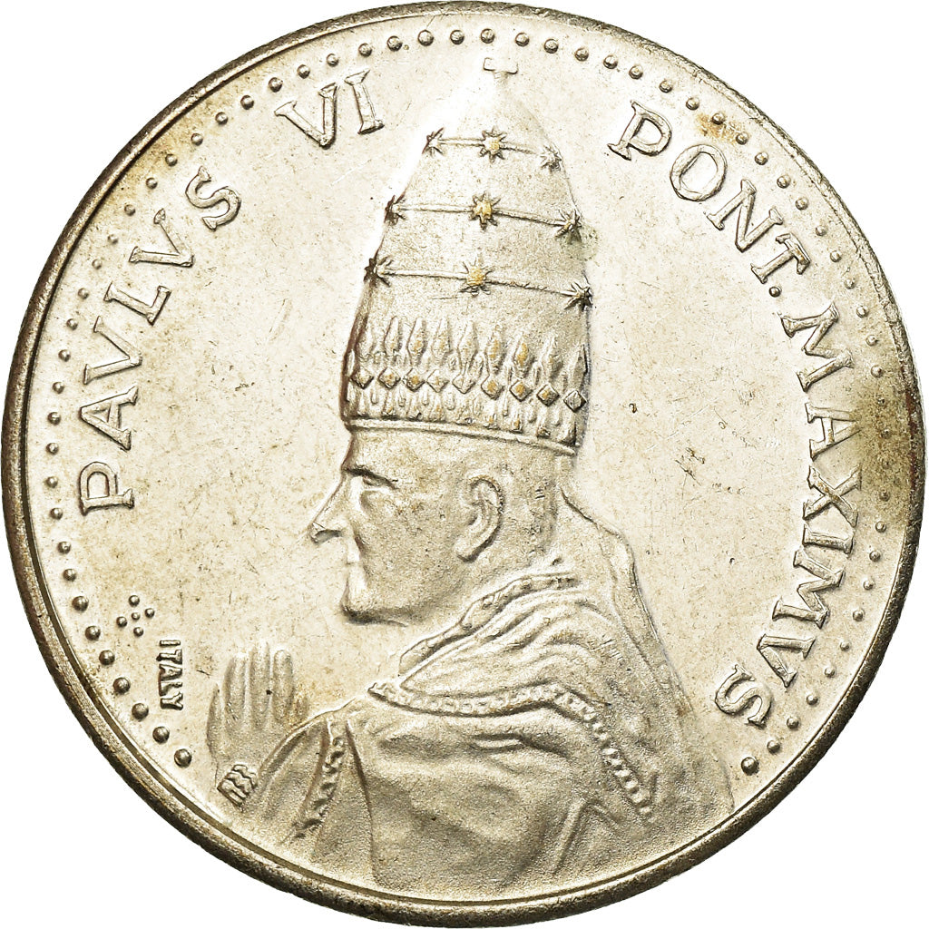 Vaticano, medaglia, Le Pape Paul VI, BB, Nichel