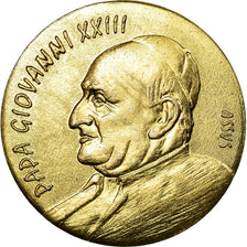 Vatican, Medal, Le Pape Jean XXIII, 2000, AU(55-58), Copper-Nickel Gilt