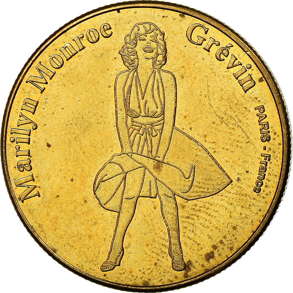 France, Token, Touristic token, Paris - Musée Grévin - Marilyn Monroe, Arts &