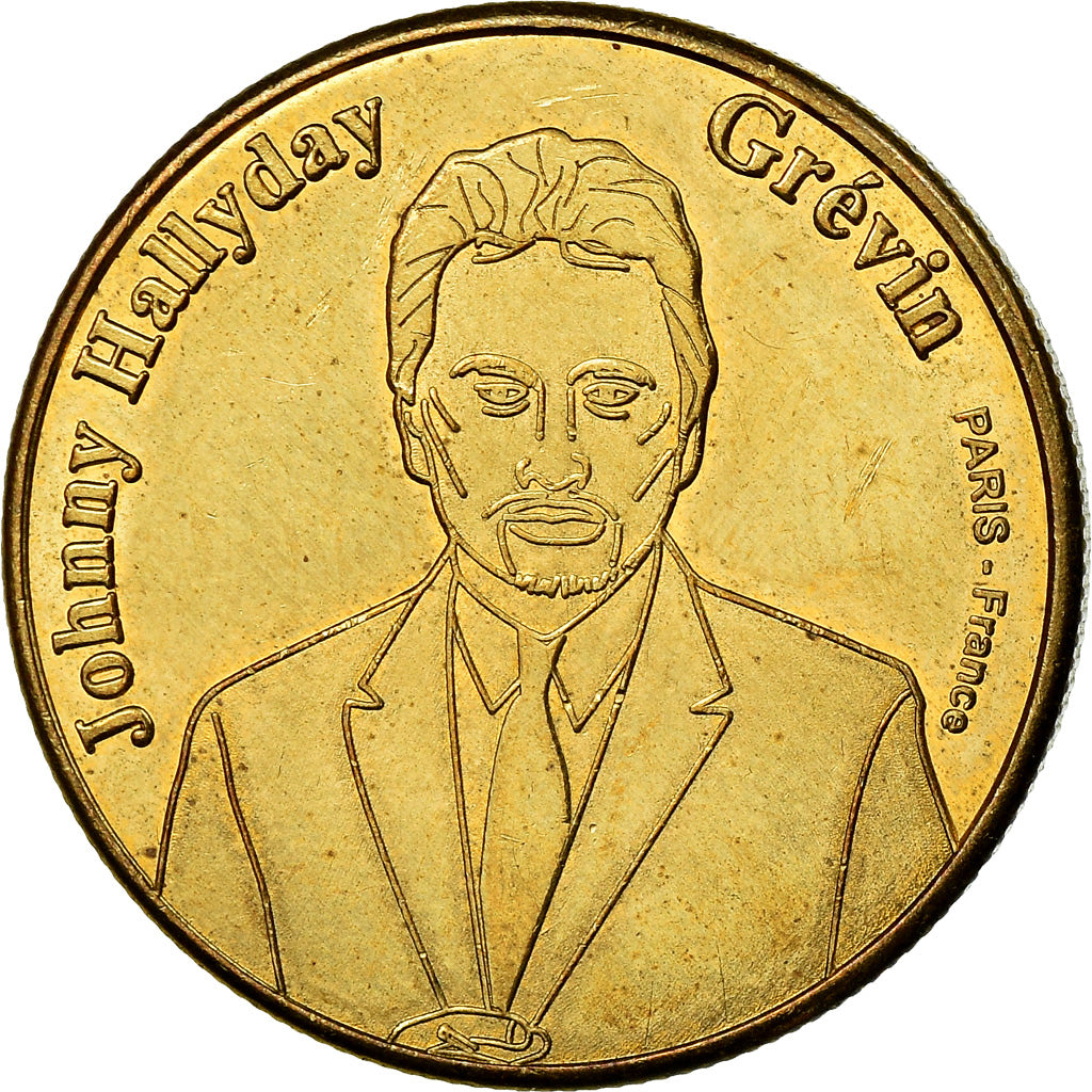 France, Token, Touristic token, Paris - Musée Grévin - Johnny Halliday, Arts &