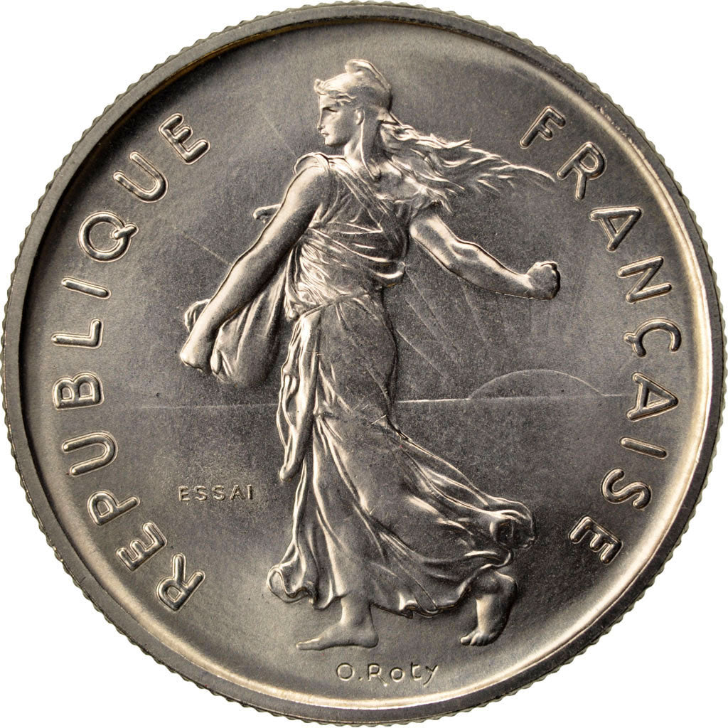 FRANCE, 5 Francs, 1970, KM #E114, MS(63), Silver, Gadoury #771, 10.06