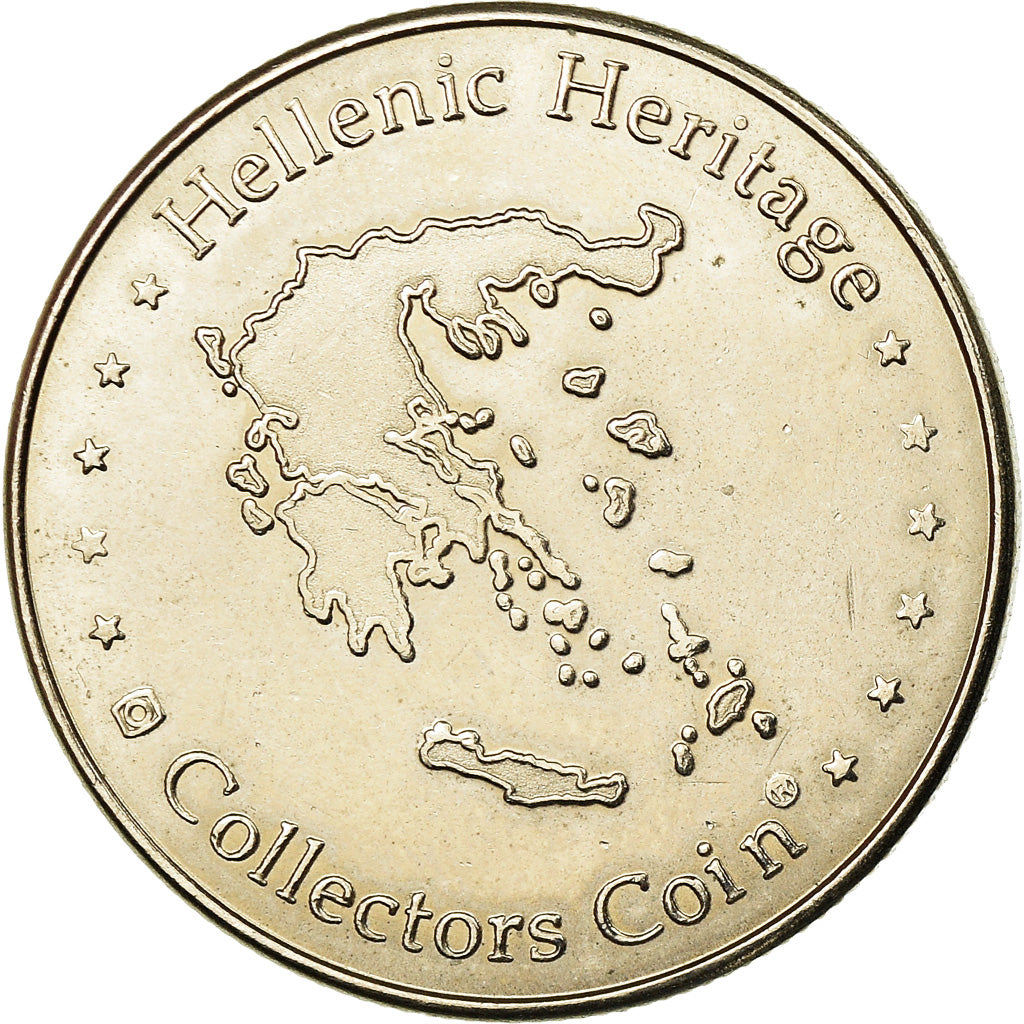 Greece, Token, Rhodes, Acropolis of Linaos, AU(55-58), Cupro-nickel