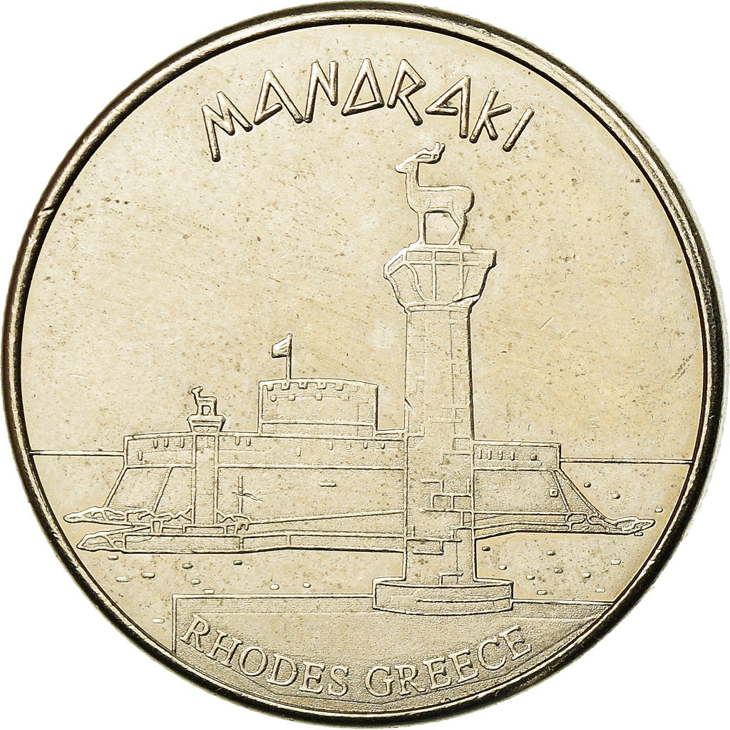 Greece, Token, Rhodes, Manaraki, AU(55-58), Cupro-nickel