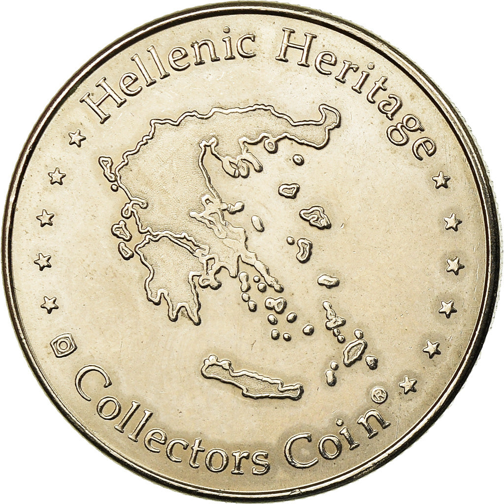Greece, Token, Colossus of Rhodes, AU(55-58), Cupro-nickel