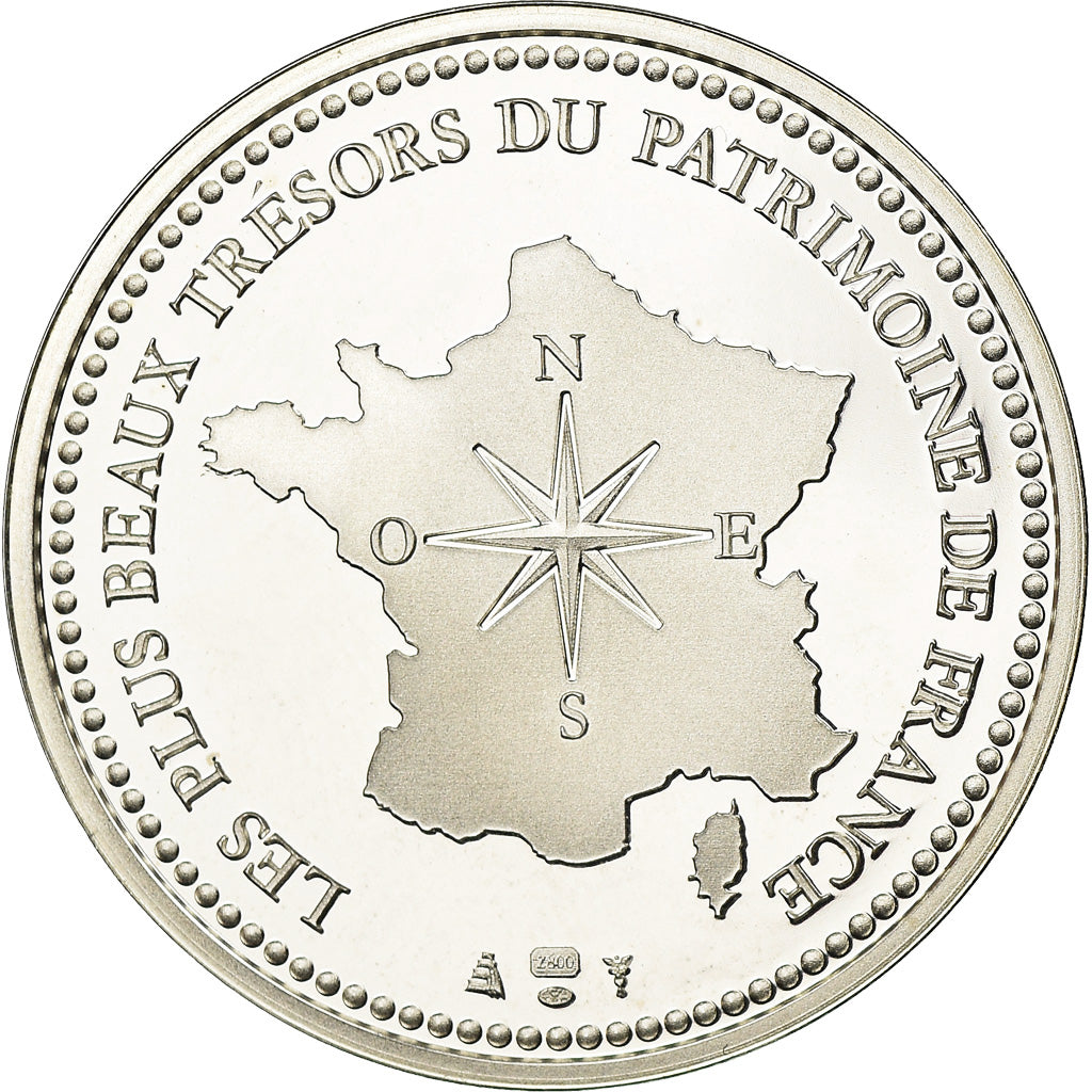 Frankrijk, Medaille, Pyramide du Louvres, Paris, Arts & Culture, FDC, Zilver