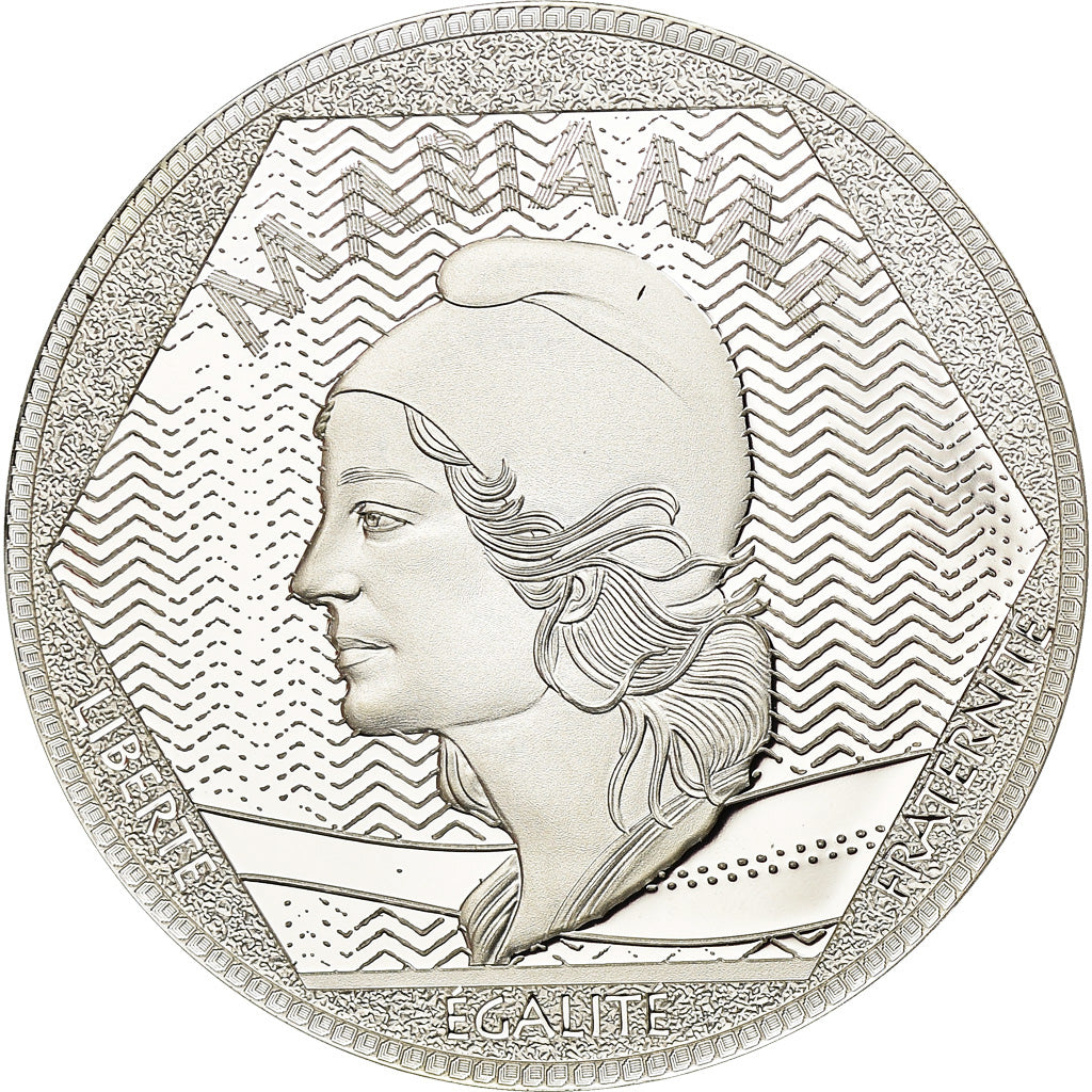 France, Medal, Les Emblèmes Français, La Marianne, MS(65-70), Silver