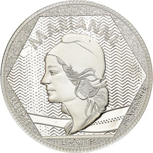 France, Medal, Les Emblèmes Français, La Marianne, MS(65-70), Silver
