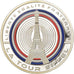 France, Medal, Les Fleurons Français, La Tour Eiffel, MS(65-70), Silver