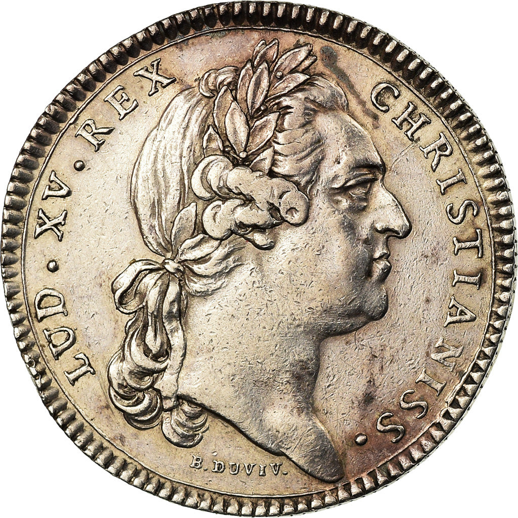 France, Token, Louis XV, Etats de Languedoc, 1771, AU(55-58), Silver