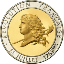 Frankreich, Medaille, Bicentenaire de la Révolution Française, 1989, MDP