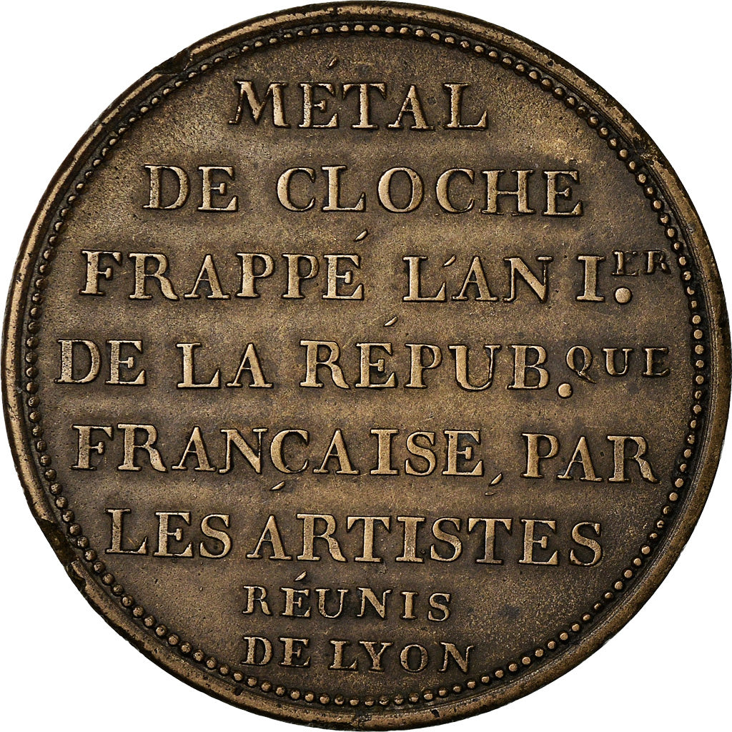 France, Médaille, Constitution, Essai à l'Effigie de Mirabeau, Lyon, 1792