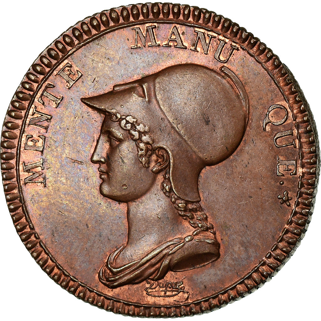 Francia, medaglia, Société des Inventions et Découvertes, History, 1791