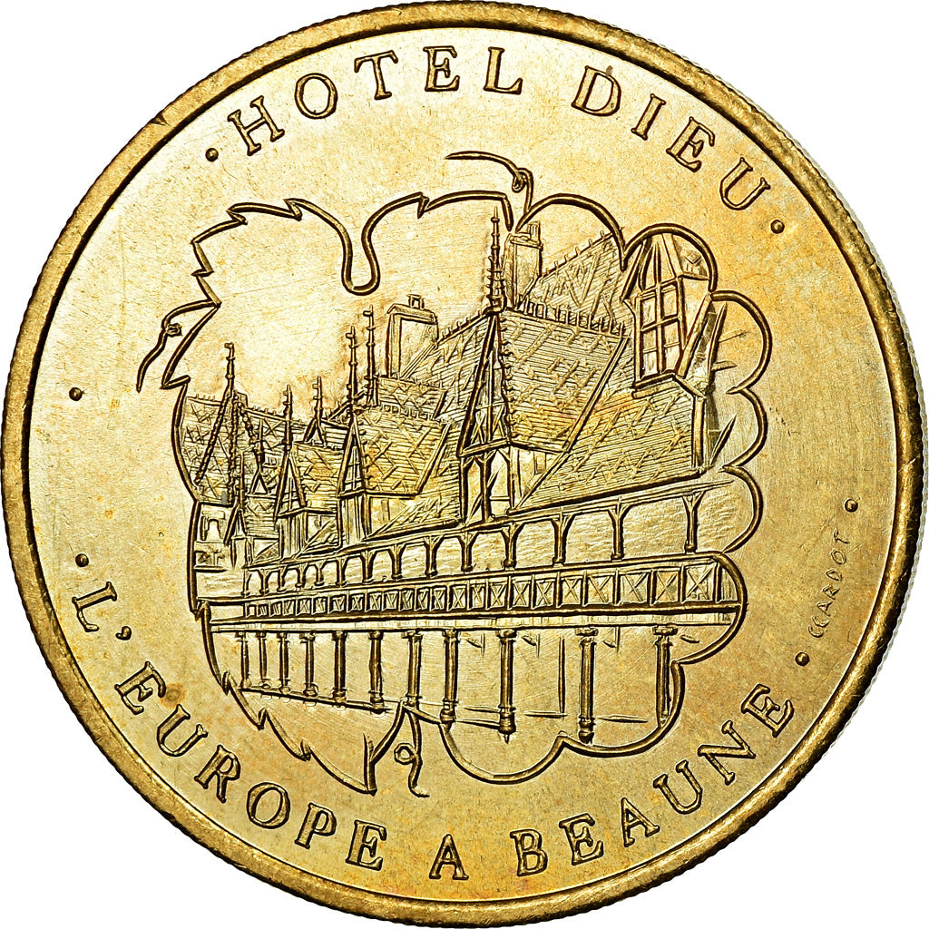Francja, Token, 1 Euro, Ville de Beaune, 1997, Cardot, MS(65-70), Miedzionikiel