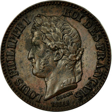 Coin, France, 2 Centimes, 1842, AU(55-58), Bronze, Gadoury:97