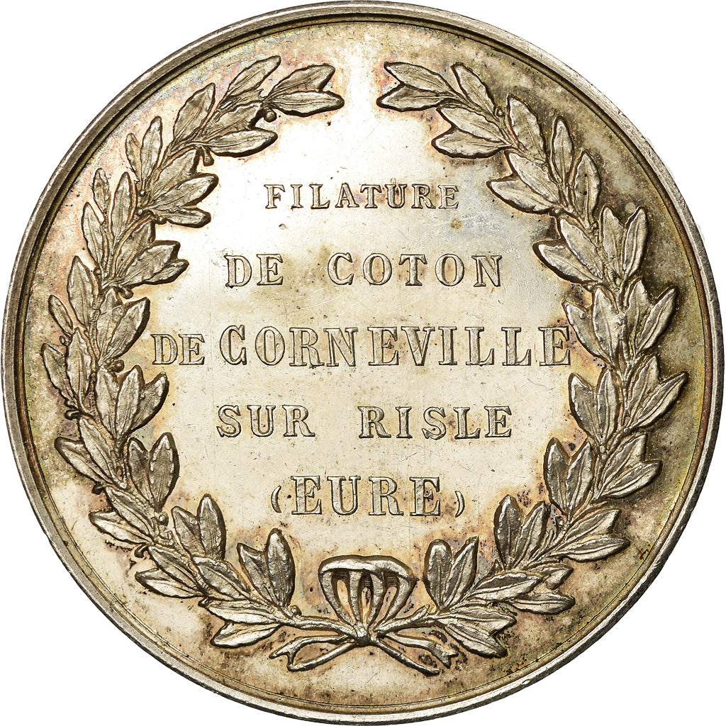 France, Token, Filature de Coton de Corneville sur Risle, Eure, Domard
