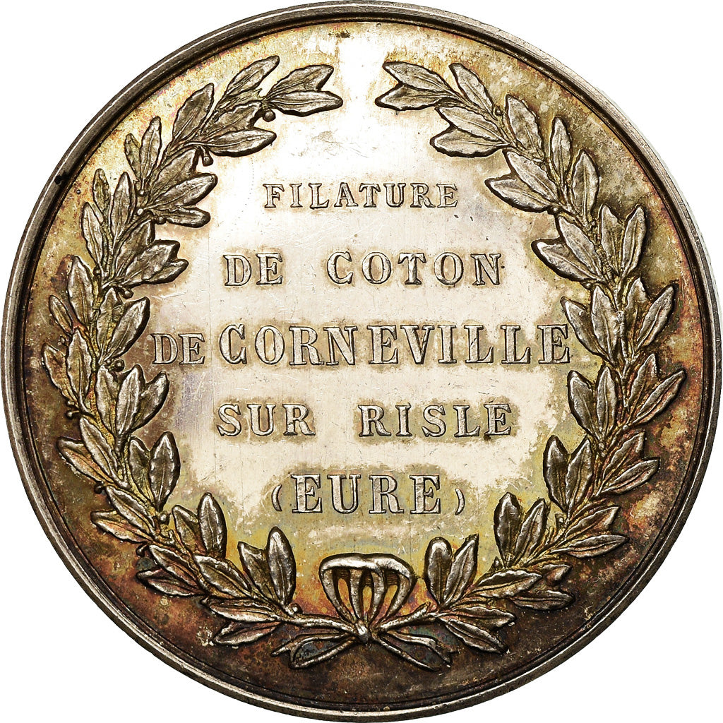 France, Token, Filature de Coton de Corneville sur Risle, Eure, Domard
