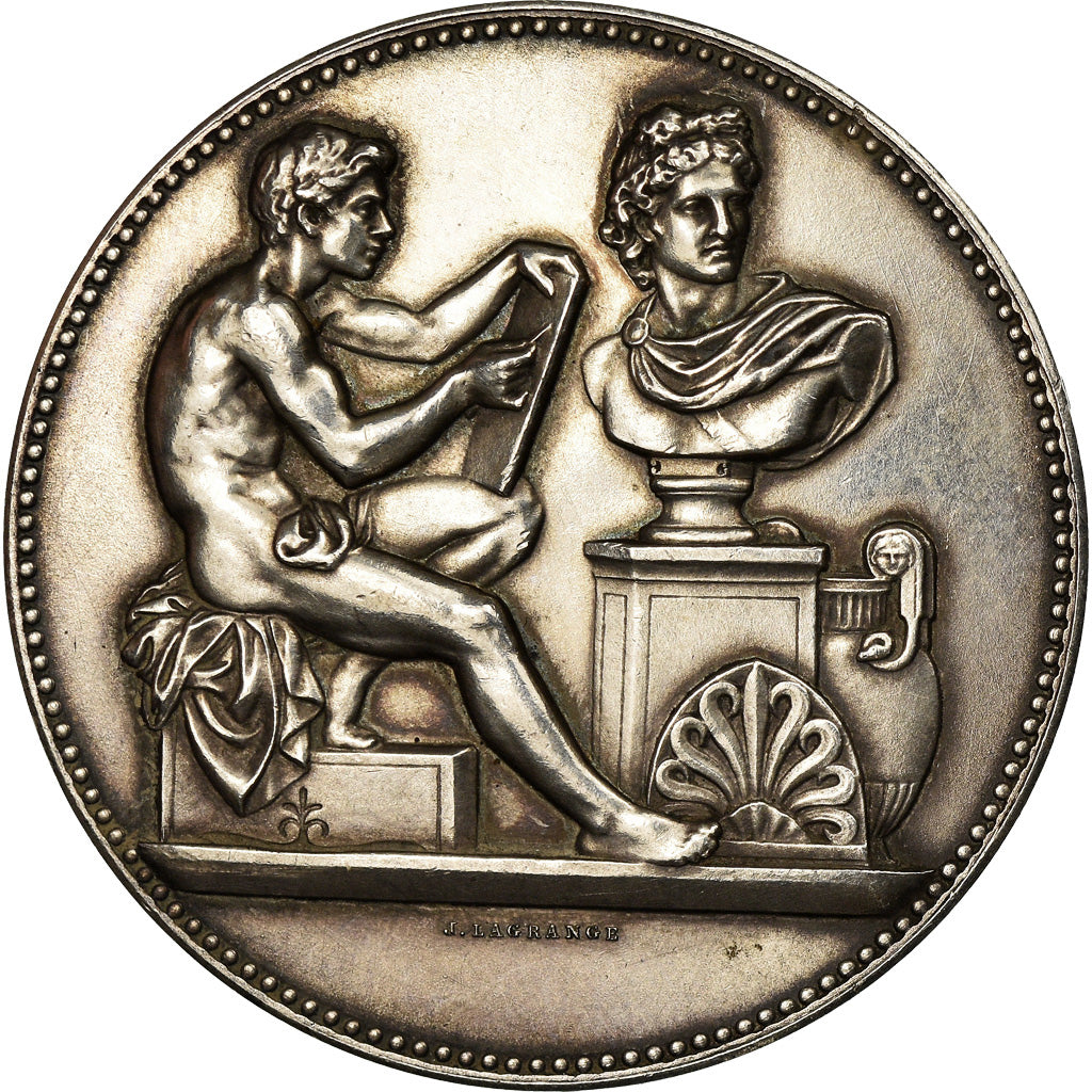 Frankrijk, Medaille, Ville de Paris, Enseignement du Dessin, 1890, Lagrange