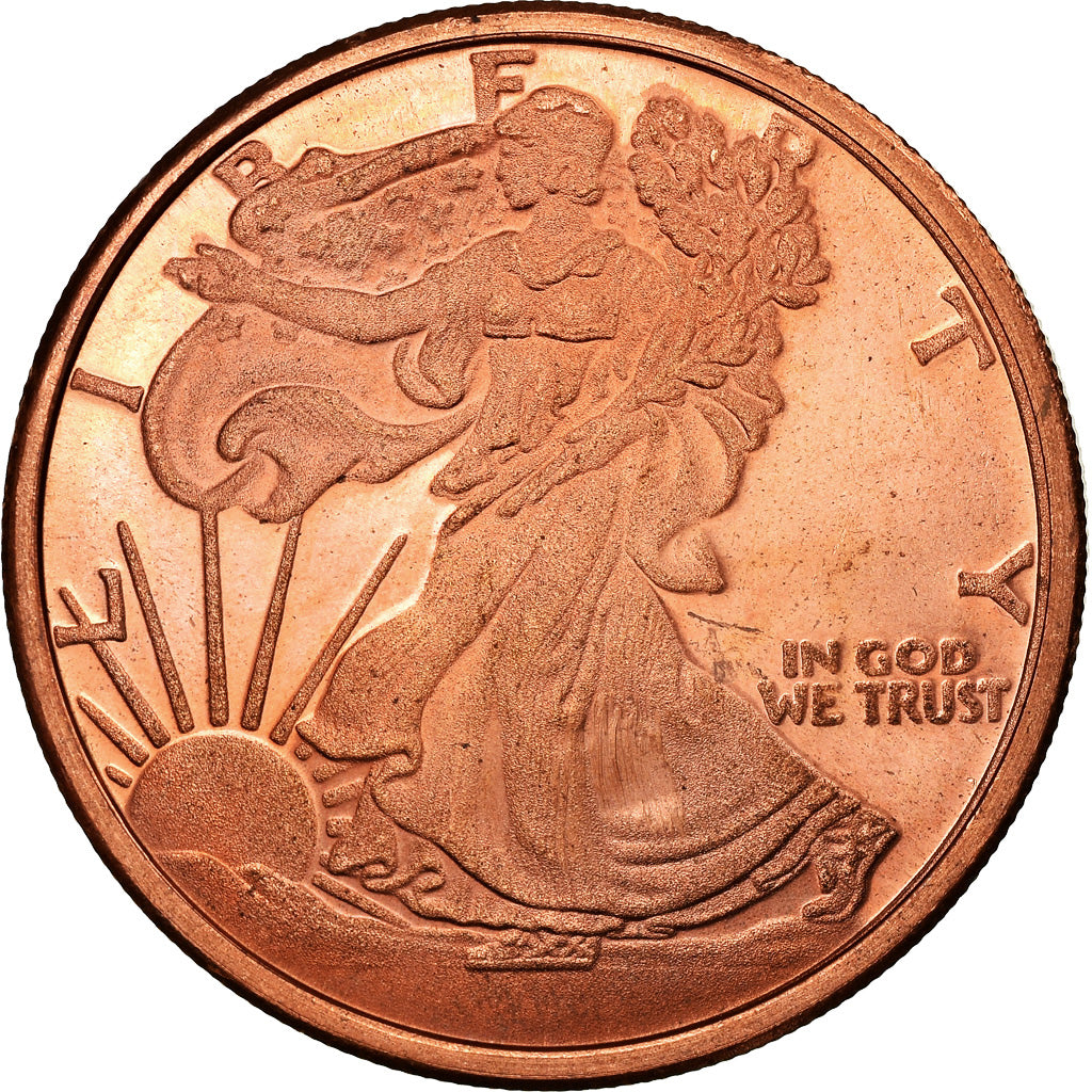 United States of America, Token, One Ounce Cooper, Liberty, 2011, MS(63), Copper