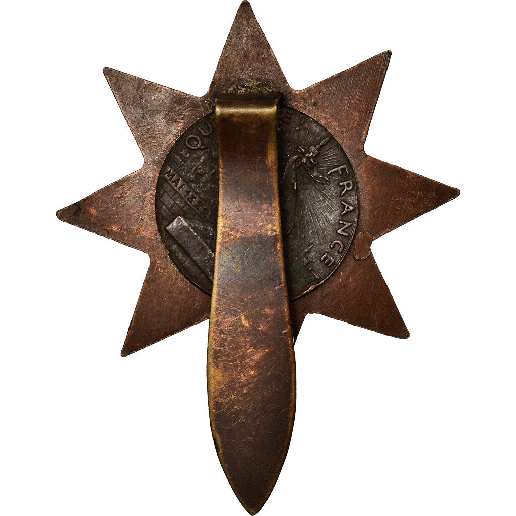 Francia, Ligue des Patriotes, Token, 1870, Ottima qualità, Mercié, Bronzo, 45