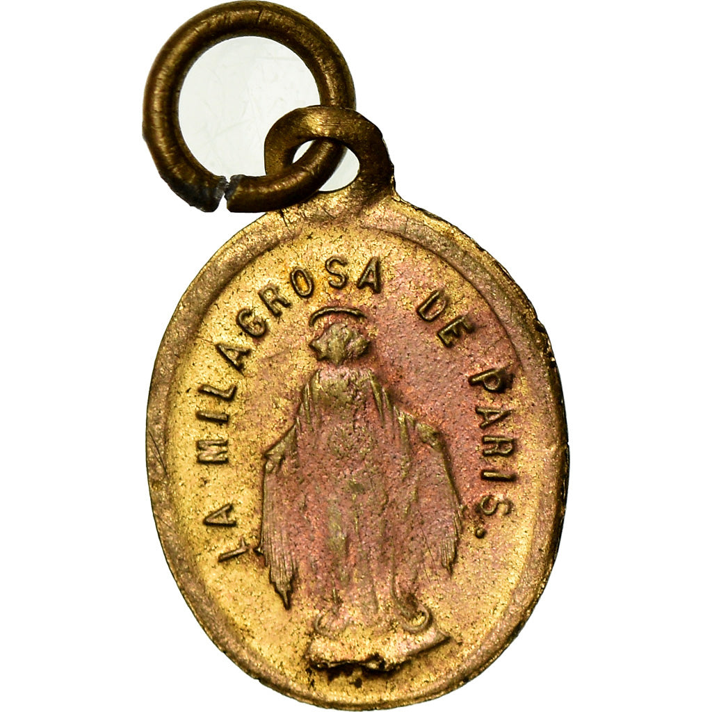 Francia, medaglia, La Milagrosa de Paris, Religions & beliefs, BB, Rame