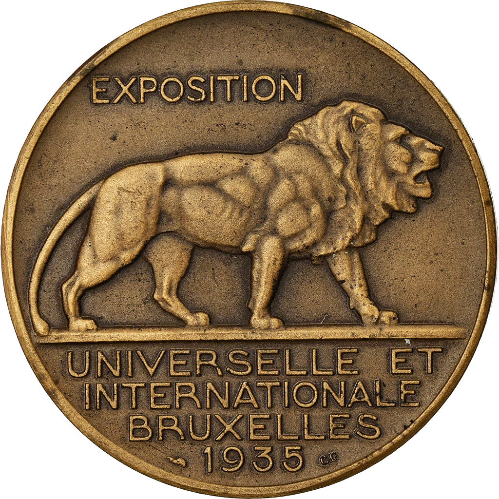 Belgium, Medal, Exposition Universelle de Bruxelles, Pavillon de la France