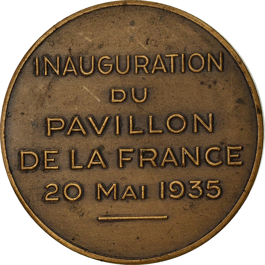 Belgium, Medal, Exposition Universelle de Bruxelles, Pavillon de la France